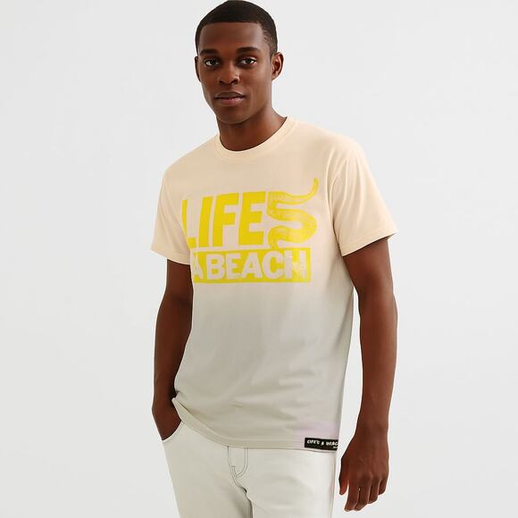 NWT Life’s A Beach Ombré Short Sleeve Tee Sz Small - Picture 1 of 9